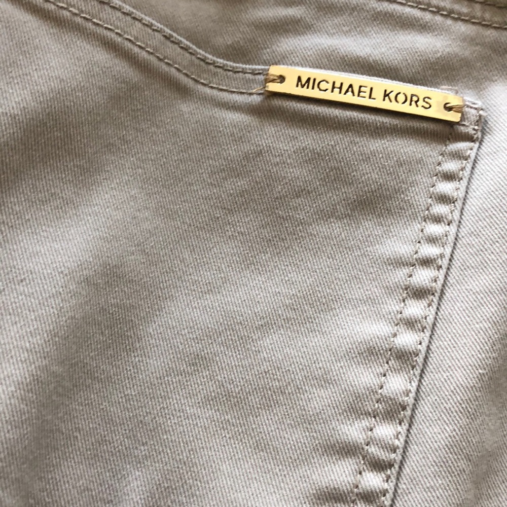 Michael Kors khaki ankle pants